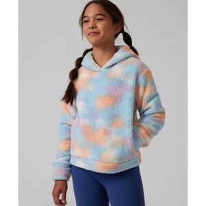 Athleta Girl So Snug Printed Sherpa Hoodie Wonderland